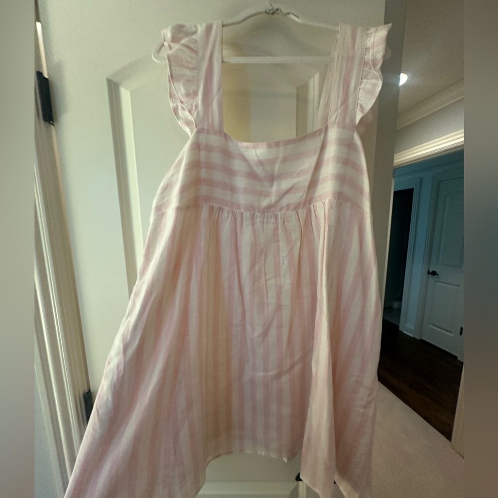 DRAPER JAMES MINI DRESS, Pink Stripes
